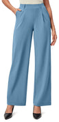 Womens High-Waisted Stretchy Work Business Casual Pants