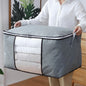 6 Pack 90L Storage Bags Zipped For Clothes, Bedding, Toys, Packing Moving Boxes UK
