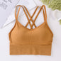 Beautiful back seamless wrap breast girl bra