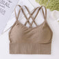 Beautiful back seamless wrap breast girl bra