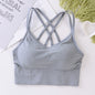 Beautiful back seamless wrap breast girl bra