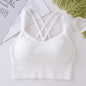 Beautiful back seamless wrap breast girl bra