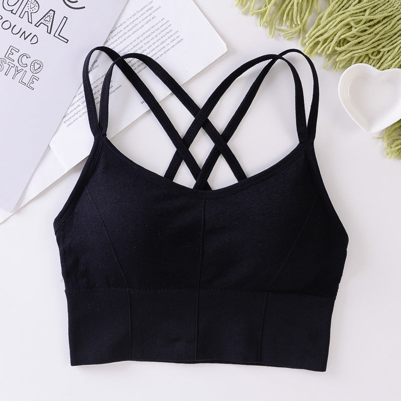 Beautiful back seamless wrap breast girl bra