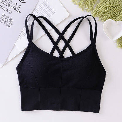 Beautiful back seamless wrap breast girl bra