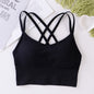 Beautiful back seamless wrap breast girl bra