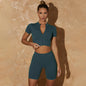 Stylish And Elegant Womens Short-Sleeve Yoga Wear