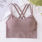 Beautiful back seamless wrap breast girl bra