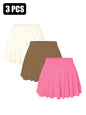 3PACK Seamless Tennis Shorts Skirt For Women