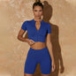 Stylish And Elegant Womens Short-Sleeve Yoga Wear