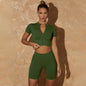 Stylish And Elegant Womens Short-Sleeve Yoga Wear